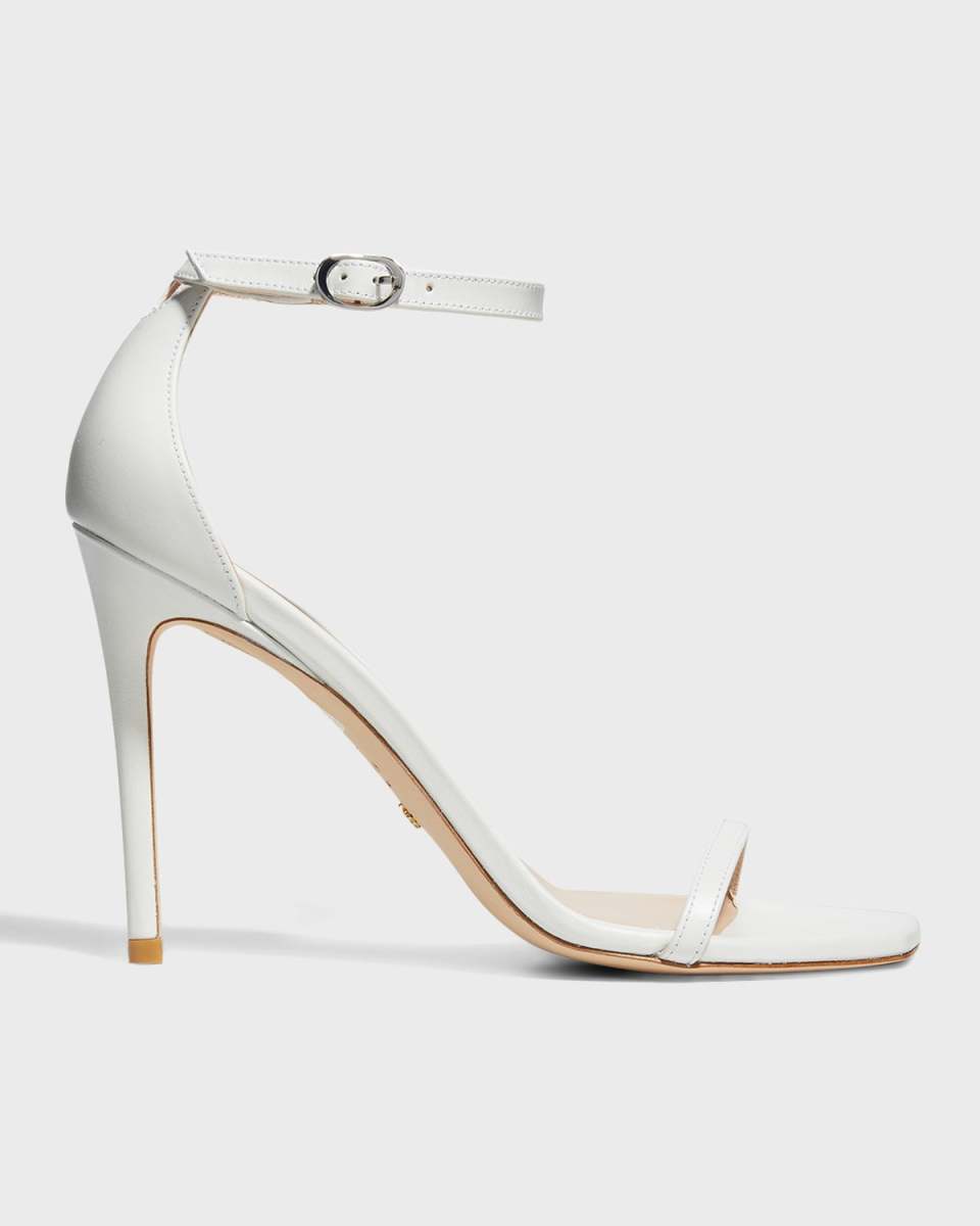 Nudistcurve Leather Ankle-Strap Sandals